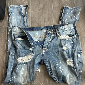 Mnml zipper jeans 2 pairs